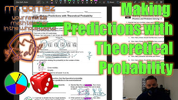 Making predictions with Theoretical probability lesson // TEKS 7.6.I, 7.6.A, 7.6.D, 7.6.D, 7.6.E