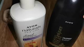 Avon naturals hair care 2 ×1 شامبو وبلسم للشعر الضعيف