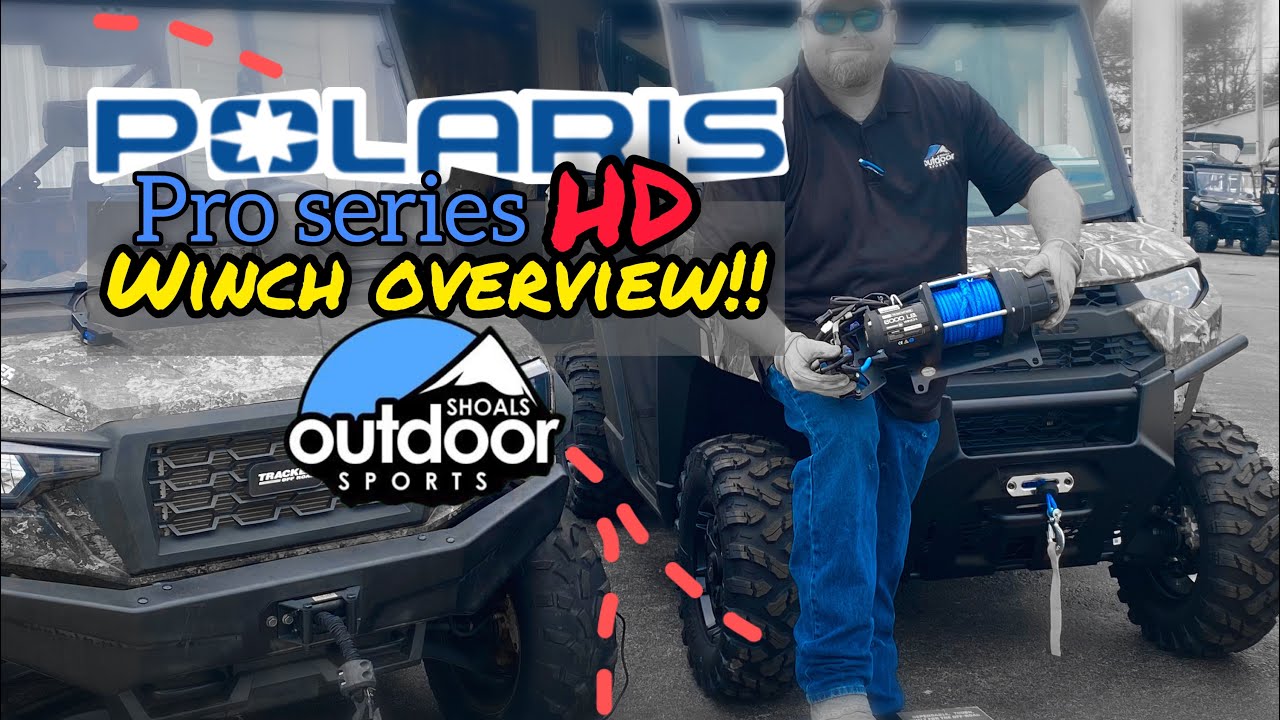 Polaris Pro HD 6000lb. Winch with rapid recovery overview/employee training  #polaris 