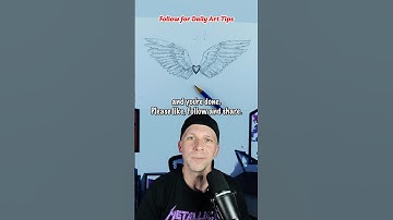 How to Draw Wings (Drawing Tutorial) please subscribe! #shorts #howtodraw #tutorial #drawingtutorial