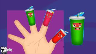 Juice Bottle Finger Family Video Recreation