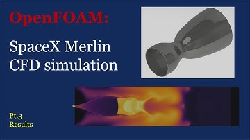 SpaceX Merlin Nozzle: Pt.3 - Results | OpenFOAM tutorial 3
