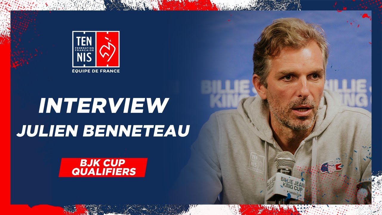 Interview du capitaine Julien Benneteau | BJK Cup Qualifiers, FRA-GB | FFT