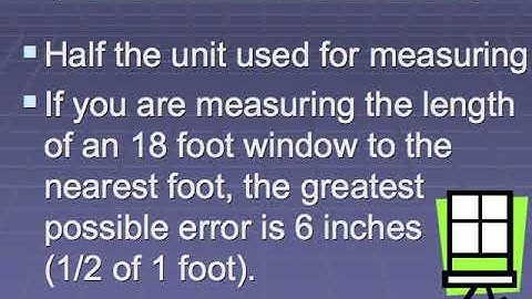 Precision error tolerance