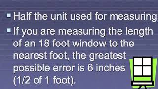 Precision error tolerance
