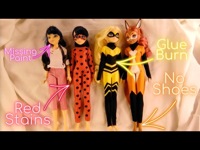 Miraculous Ladybug Doll Vesperia Dragonbug Queen Bee Cat Noir