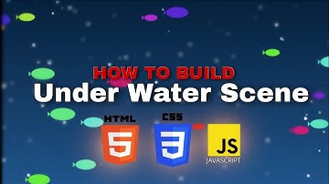Under Water Scene Animation 🌊| HTML | CSS | JAVASCRIPT |  LIVE PROJECT