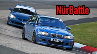 Honda Integra DC5 vs BMW M3 Nürburgring Nordschleife Battle