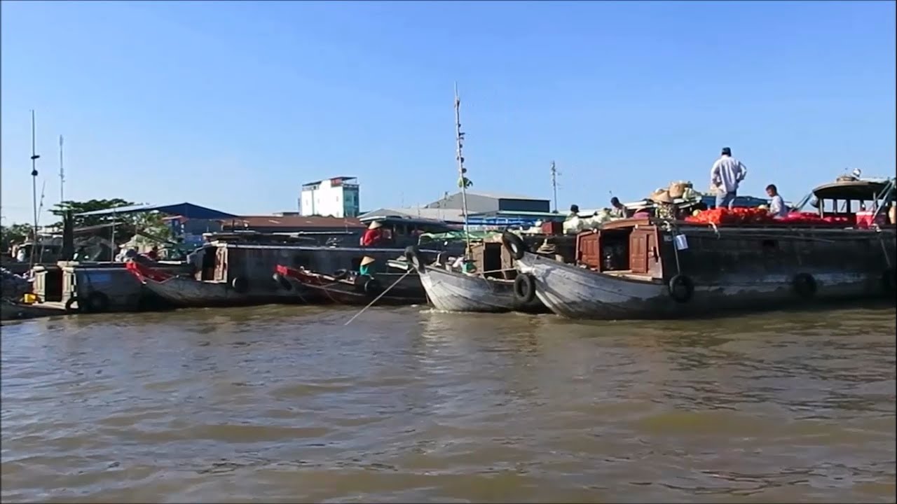 du lịch sông nước cần thơ New Sông nước miền tây - Chợ nổi Cái Răng, Bến Ninh Kiều Cần Thơ