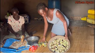 Cooking the most authentic African Village Food.#lifestyle #villagelife #world #villagelifestyle