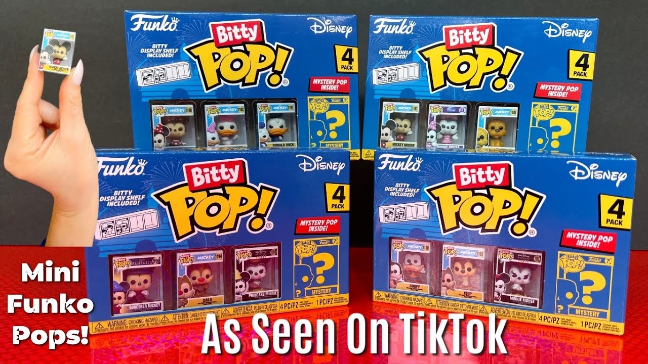 Disney Bitty Pop Mickey 4Pk