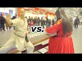 北欧街头当【古筝】遇上【中国功夫Kung-Fu】｜Street Performance Guzheng Cover