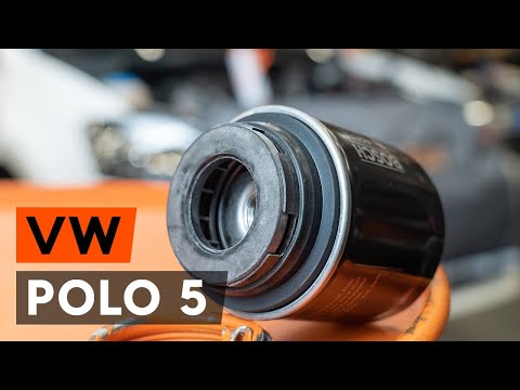 How to change oil filter and engine oil on VW POLO 5 Saloon [TUTORIAL AUTODOC]