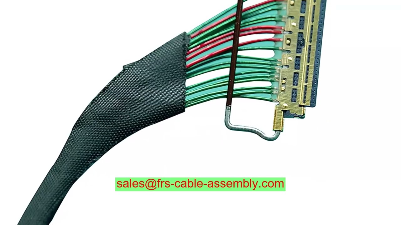 Wire Harness Assembly Table Custom Cable Orders T470 LVDS Cable M8 Assembly LVDS Cabling 50 Pins Iph
