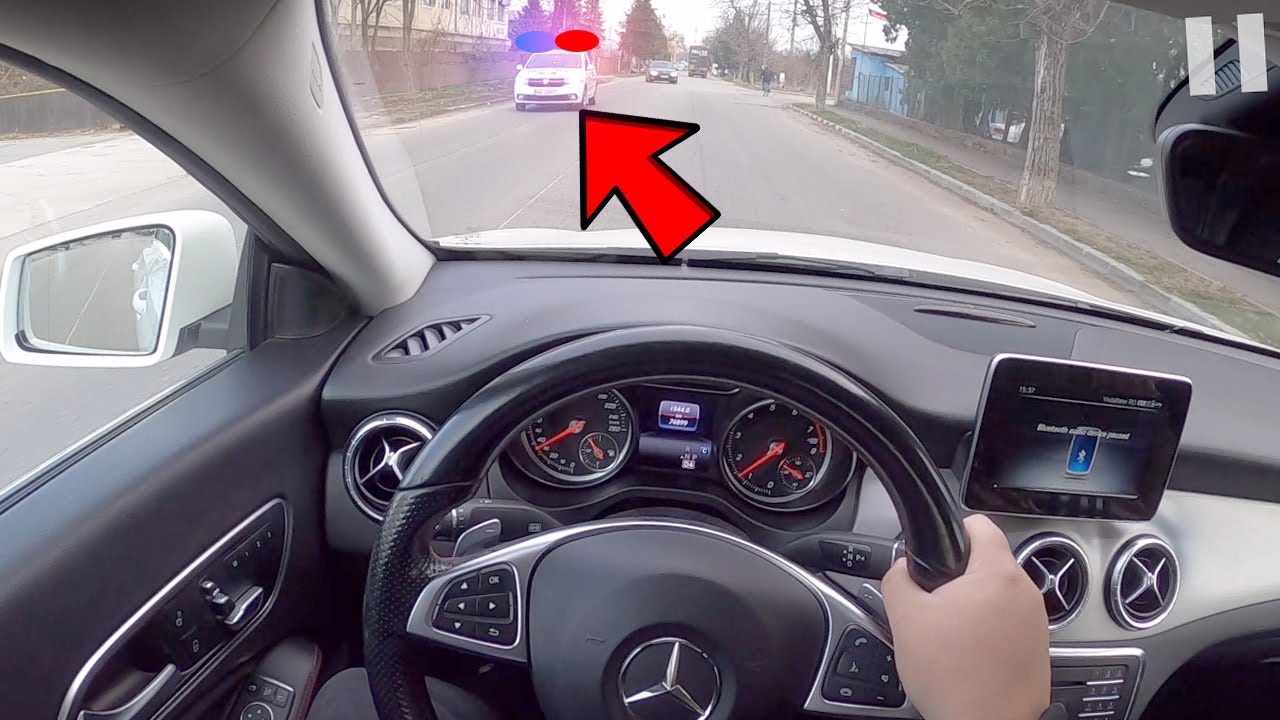 M-A OPRIT POLITIA LA VOLANUL NOULUI MERCEDES!