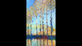 Monet Magic Workshop - Poplars on the Epte, 1891 - speed paint