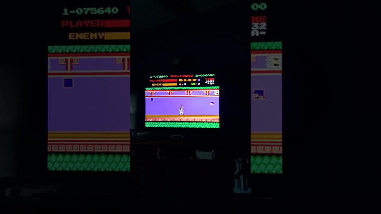 Beating kung fu for the Nintendo entertainment system