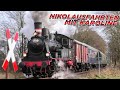 Geesthachter Dampflok Karoline bei den Nikolausfahrten mit Schnellzugwagen (2023)
