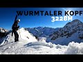 Wurmtaler Kopf 3228m - Eine 3000er Skihochtour für Anfänger? Solo Traumtag im Pitztal - Kaunergrat