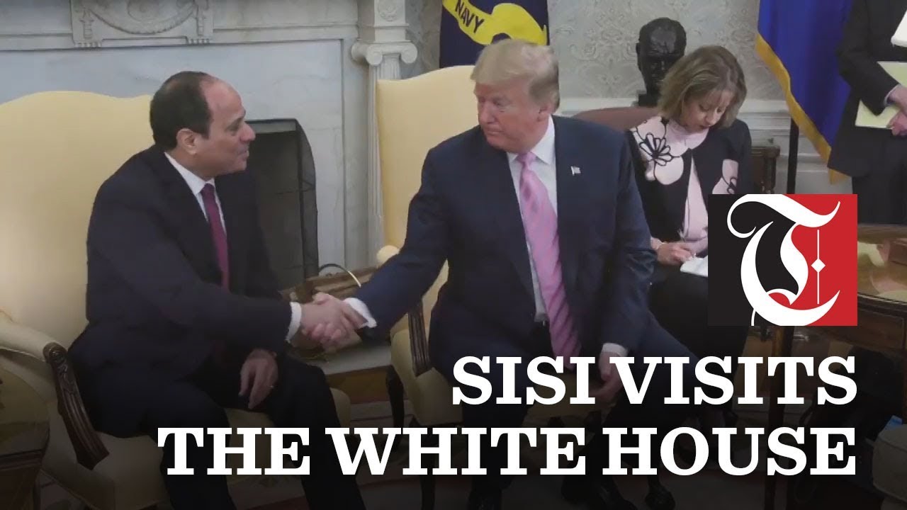 Trump Welcomes Sisi To The White House doha mapa