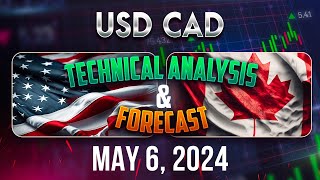 Latest USDCAD Forecast and Technical Analysis for May 6, 2024