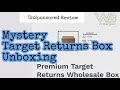 Mystery Box Unboxing: Unsponsored WiBargain Target Returns Box