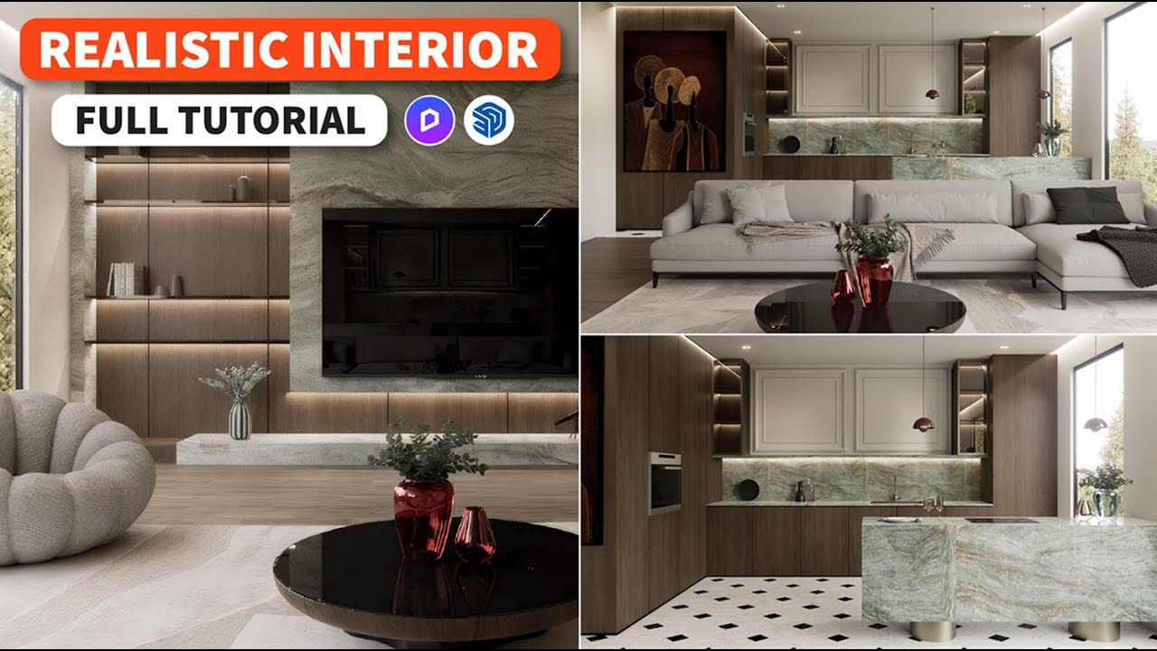 How to create realistic interiors using D5 Render & Sketchup ...