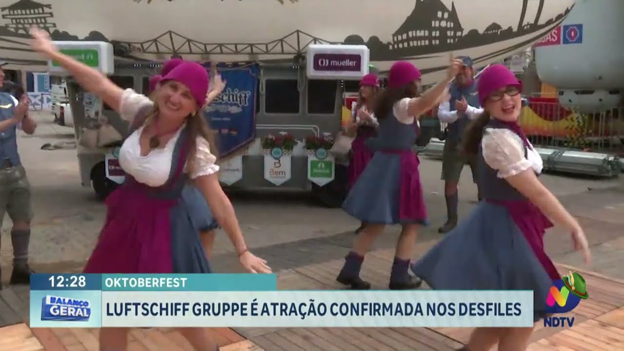 Oktoberfest: Luftschiff Gruppe é atração confirmada nos desfiles