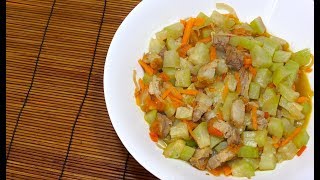 ? Ginisang Upo at Baboy - White Pumpkin with Pork Belly - Filipino Recipes