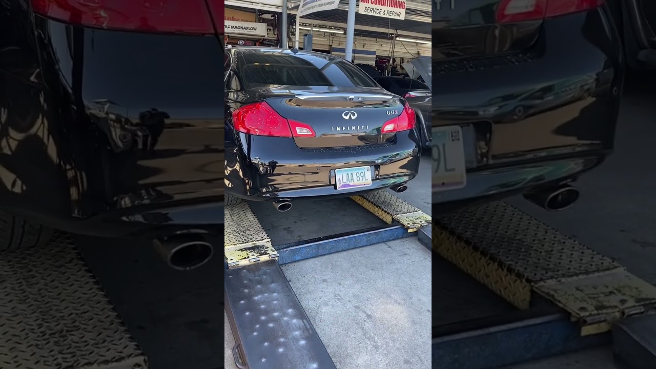 G37 sedan muffler delete *stock tips*