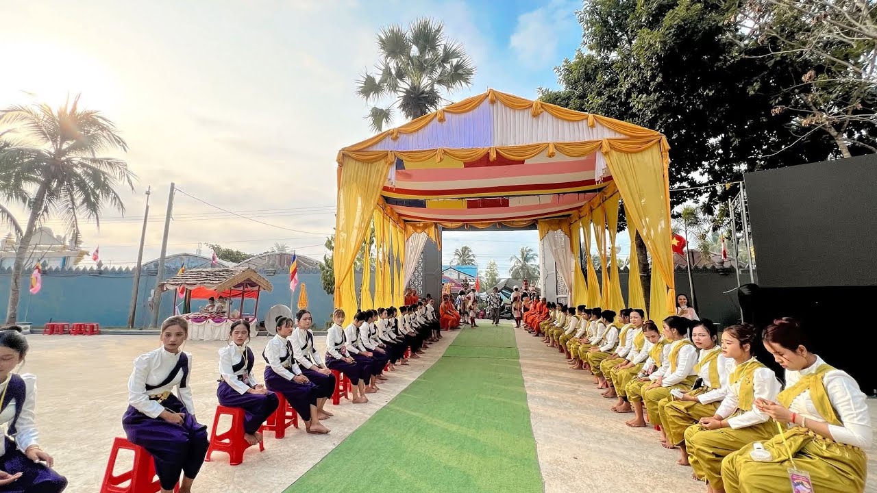 វត្តស្លែងចាស់ខ្មែរក្រោម បុណ្យសីមា Wat khmerkrom lễ kiết giới sima chùa slengchas T2, 23/2/2026