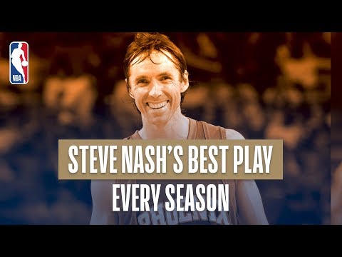 Steve Nash&#039;s Best Play Each Season Of His NBA Career!