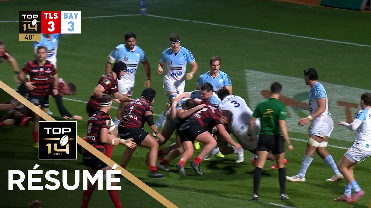 TOP 14 Saison 2025-2026 J16 - Résumé Stade Toulousain - Aviron Bayonnais