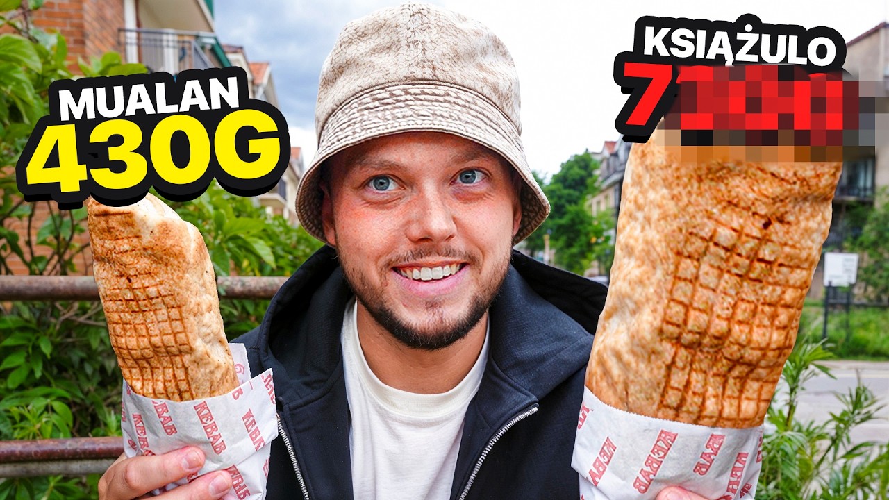 KEBAB NIEJADALNY i doładowany tak pod kamerę, że się w głowie nie mieści się