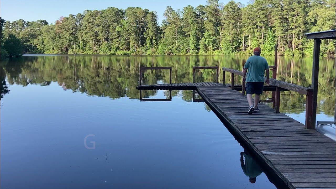 Bass fishing at Riley Lake near Gilmer TX YouTube