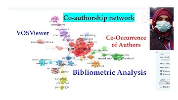 VOS viewer Part 5 | Authors Bibliometric Analysis | Co-Occurrence of Authors | Young Researchers