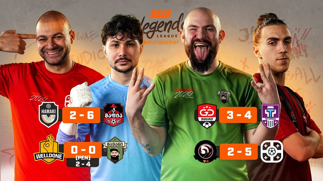 1/8 ფინალის პირველი კვირის მიმოხილვა | Youtube League 2024