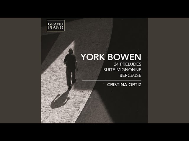 Bowen - Suite pour piano n°4 "Suite mignonne": II.Valse : Christina Ortiz, piano