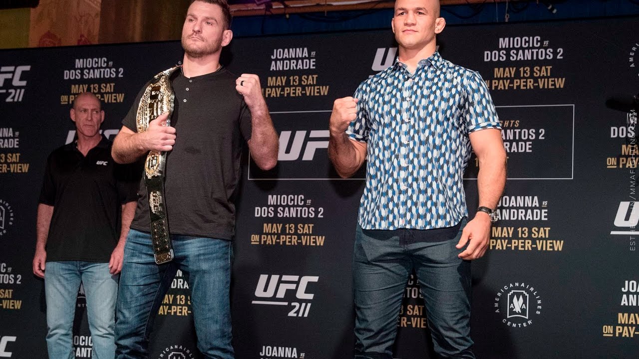 UFC 211 Media Day Staredowns (with commentary) - MMA Fighting