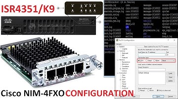 Cisco NIM-4FXO 4-Port Network Interface Module Configuration