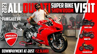Ducati 2023 super bike | Showroom Visit | ft. #ducati #panigalev4r #superbikes #ducatipanigale
