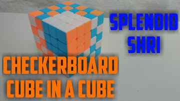 Checker Board Cube In A Cube  |  Splendid Shri