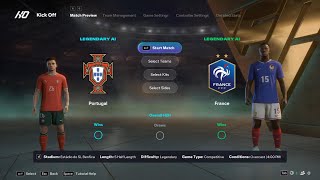Portugal vs France | International | EA FC 26 | Simulation