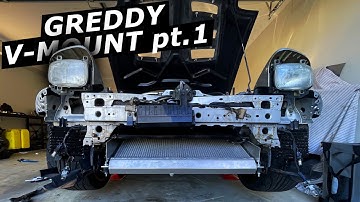 Installing a Greddy V-Mount on my FD RX7 - COMPLETE GUIDE pt.1