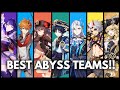 7 strongest teams for abyss  jadeplume terrorshroom  genshin impact 