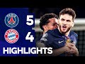 Drame INCROYABLE à Paris 5 4 Résumé PSG Vs Bayern München Highlights UEFA Champions League Goal 