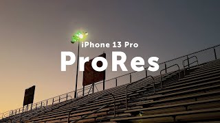 iPhone 13 Pro 4K ProRes Footage