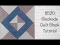 0520 Blockade Quilt Block Tutorial | Block of the Day 2023 | My Quilt of Valor Block #5 | AccuQuilt