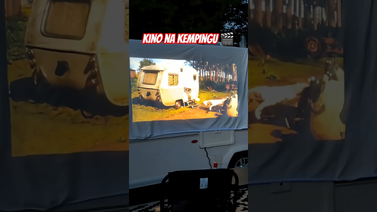 Kino na kempingu #wanbo #kemping