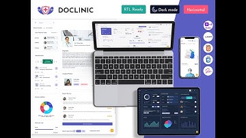 Medical Dashboard UI UX Bootstrap Admin Templates with RTL Theme